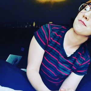 Striped crop t shirt